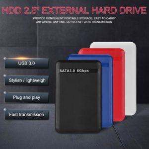 2.5 Inch USB3.0 SATA3.0 Mobile Hard Disk High Speed 6Gbps 500G 1TB 2TB Portable Data Storage Transmi