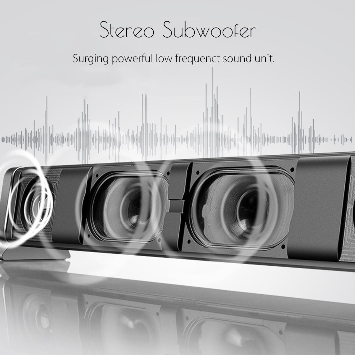 USB Portable Soundbar Speaker Subwoofer TV