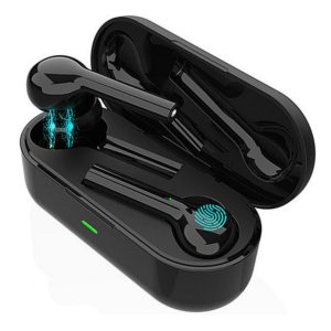 [bluetooth 5.0, One Button Control] Wireless TWS Earbuds HD Stereo Earphone With Charging Box