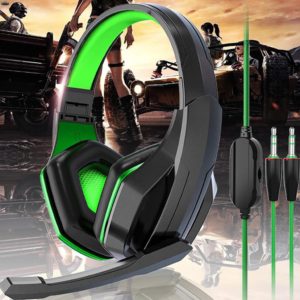 Gaming Headset 3.5mm Over-Ear Headphone Microphone For NS Switch For PS4