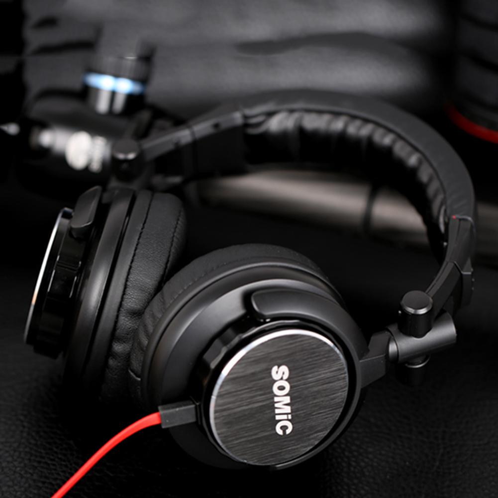 SOMIC MM185 Professional DJ HIFI Stereo Monitor Foldable Wired Headphone
